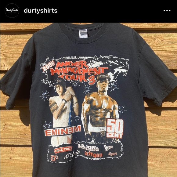 Gildan Other - Emenim, 50 cent Anger management 3 tour shirt 2005